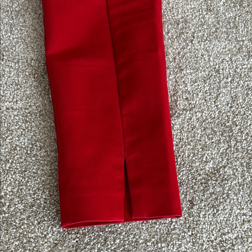 LOFT Curvy Skinny Bold Scarlet Trousers - Picture 5 of 5